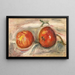 Two Apples - Pierre-Auguste Renoir — framed artwork on a wall
