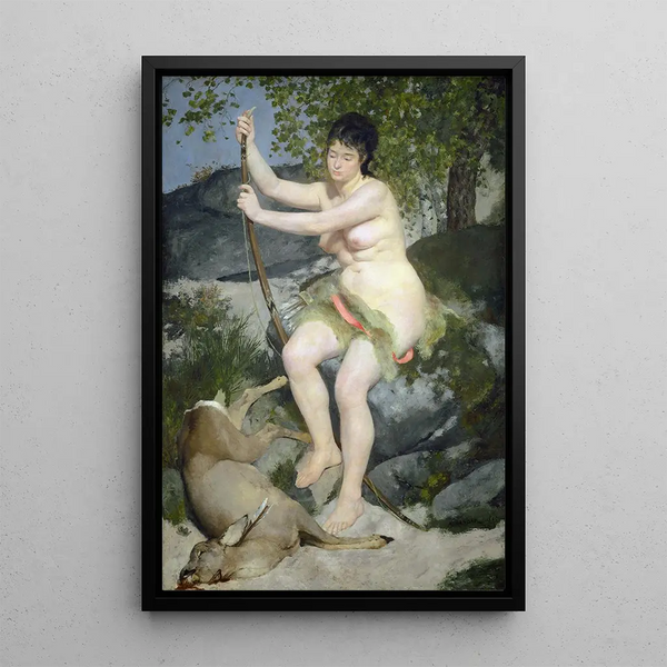 Diane - Pierre-Auguste Renoir — framed artwork on a wall