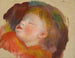 Child Sleeping Painting - Pierre-Auguste Renoir — artwork view