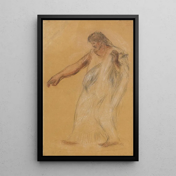 Sketch for King Oedipus - Pierre-Auguste Renoir — framed artwork on a wall