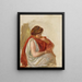 Sketch for Oedipus - Pierre-Auguste Renoir — framed artwork on a wall