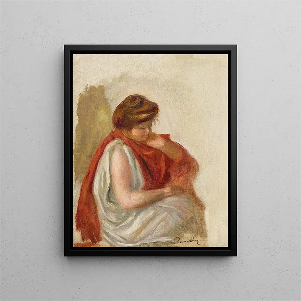 Sketch for Oedipus - Pierre-Auguste Renoir — framed artwork on a wall