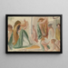 Sketch for Oedipus upper part - Pierre-Auguste Renoir — framed artwork on a wall