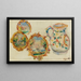 Faïences décorées - Pierre-Auguste Renoir — framed artwork on a wall