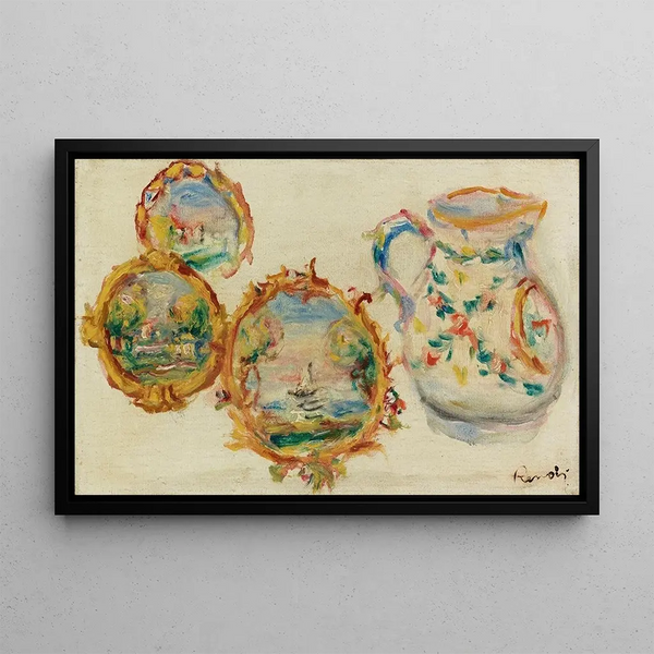 Faïences décorées - Pierre-Auguste Renoir — framed artwork on a wall