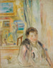 Woman in an Interior - Pierre-Auguste Renoir — artwork view