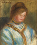 Woman with Blue Bodice - Pierre-Auguste Renoir — artwork view