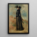 Woman Strolling - Pierre-Auguste Renoir — framed artwork on a wall