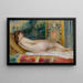 Nude Woman Lying - Pierre-Auguste Renoir — framed artwork on a wall