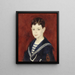 Fernand Halphen as a boy - Pierre-Auguste Renoir — framed artwork on a wall