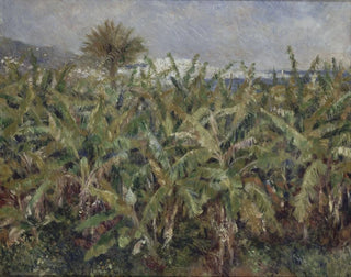 Banana Field Painting - Pierre-Auguste Renoir — artwork view