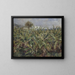 Banana Field Painting - Pierre-Auguste Renoir — framed artwork on a wall