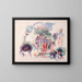 Figures under a Tree - Pierre-Auguste Renoir — framed artwork on a wall