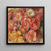 Flower Painting - Pierre-Auguste Renoir — framed artwork on a wall