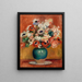 Flowers Fleurs - Pierre-Auguste Renoir — framed artwork on a wall