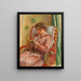 Gabrielle lisant - Pierre-Auguste Renoir — framed artwork on a wall