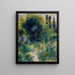 Garden - Pierre-Auguste Renoir — framed artwork on a wall