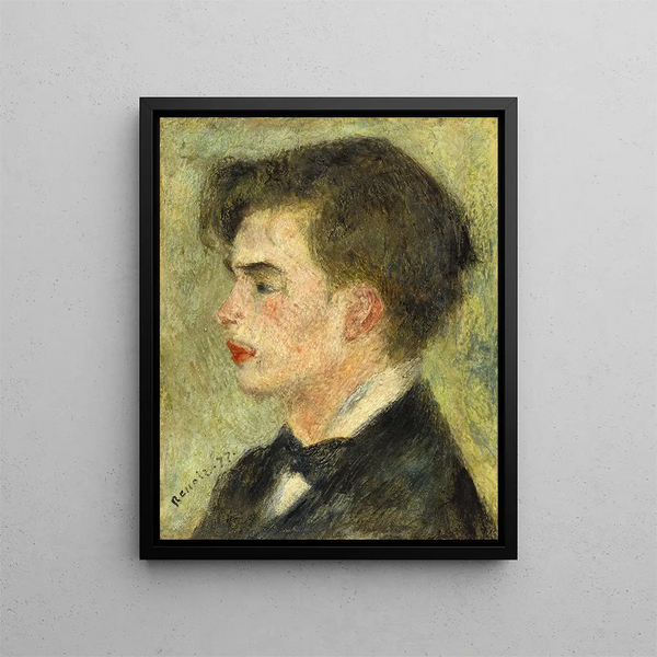 Georges Rivière - Pierre-Auguste Renoir — framed artwork on a wall