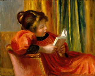 Girl Reading - Pierre-Auguste Renoir — artwork view