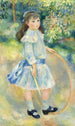 Girl with a Hoop - Pierre-Auguste Renoir — artwork view