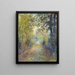 In the Woods - Pierre-Auguste Renoir — framed artwork on a wall