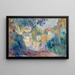 Garden Montmartre - Pierre-Auguste Renoir — framed artwork on a wall