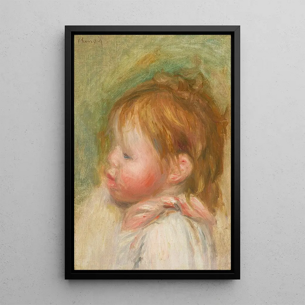 Jean Renoir enfant - Pierre-Auguste Renoir — framed artwork on a wall