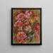 Jet de roses - Pierre-Auguste Renoir — framed artwork on a wall