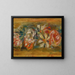 Flower Spray Painting - Pierre-Auguste Renoir — framed artwork on a wall