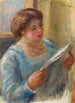 Young woman reading - Pierre-Auguste Renoir — artwork view