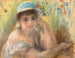 Young Girl with a Pearl - Pierre-Auguste Renoir — artwork view