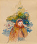 Young Peasant Woman - Pierre-Auguste Renoir — artwork view