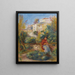 La Terrasse à Cagnes - Pierre-Auguste Renoir — framed artwork on a wall