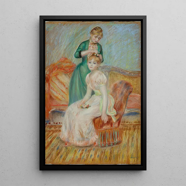 La Toilette - Pierre-Auguste Renoir — framed artwork on a wall