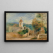 La Chapelle, Cagnes - Pierre-Auguste Renoir — framed artwork on a wall