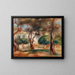 Le Jardin des Collettes - Pierre-Auguste Renoir — framed artwork on a wall
