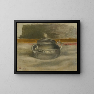 The Sugar Bowl - Pierre-Auguste Renoir — framed artwork on a wall