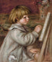 The Little Painter Claude Renoir - Pierre-Auguste Renoir — artwork view