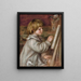 The Little Painter Claude Renoir - Pierre-Auguste Renoir — framed artwork on a wall