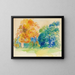 Les arbres - Pierre-Auguste Renoir — framed artwork on a wall