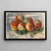 Les Pêches - Pierre-Auguste Renoir — framed artwork on a wall