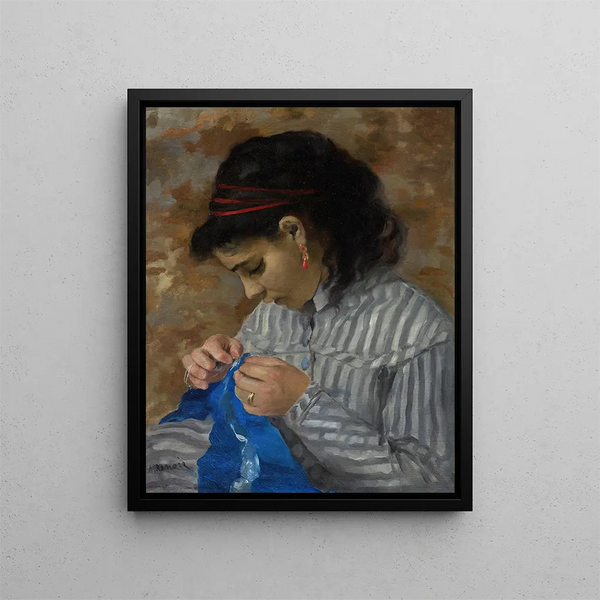 Lise Couture - Pierre-Auguste Renoir — framed artwork on a wall