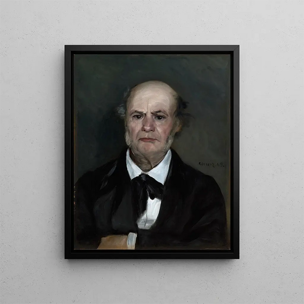 Léonard Renoir The father of artists - Pierre-Auguste Renoir — framed artwork on a wall
