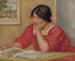Lontine lisant - Pierre-Auguste Renoir — artwork view
