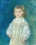 Lucie Bérard Child in White - Pierre-Auguste Renoir — artwork view