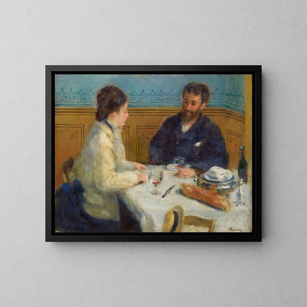 Breakfast of Sun - Pierre-Auguste Renoir — framed artwork on a wall