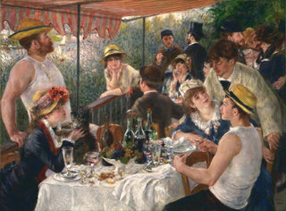 Luncheon of the Boating Party - Pierre-Auguste Renoir — artwork view