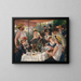 Luncheon of the Boating Party - Pierre-Auguste Renoir — framed artwork on a wall
