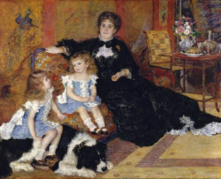 Madame Georges Charpentier, Marguerite-Louise Lemonnier and her children Georgette-Berthe and Paul-Émile-Charles - Pierre-Auguste Renoir — artwork view