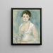 Madame Henriot - Pierre-Auguste Renoir — framed artwork on a wall